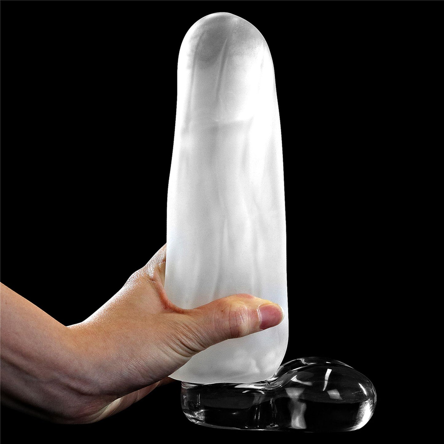 3-Masturbator silikonowy przezroczysty dla męzczyzn-3