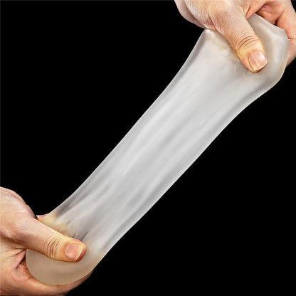 7-Masturbator silikonowy przezroczysty dla męzczyzn-7
