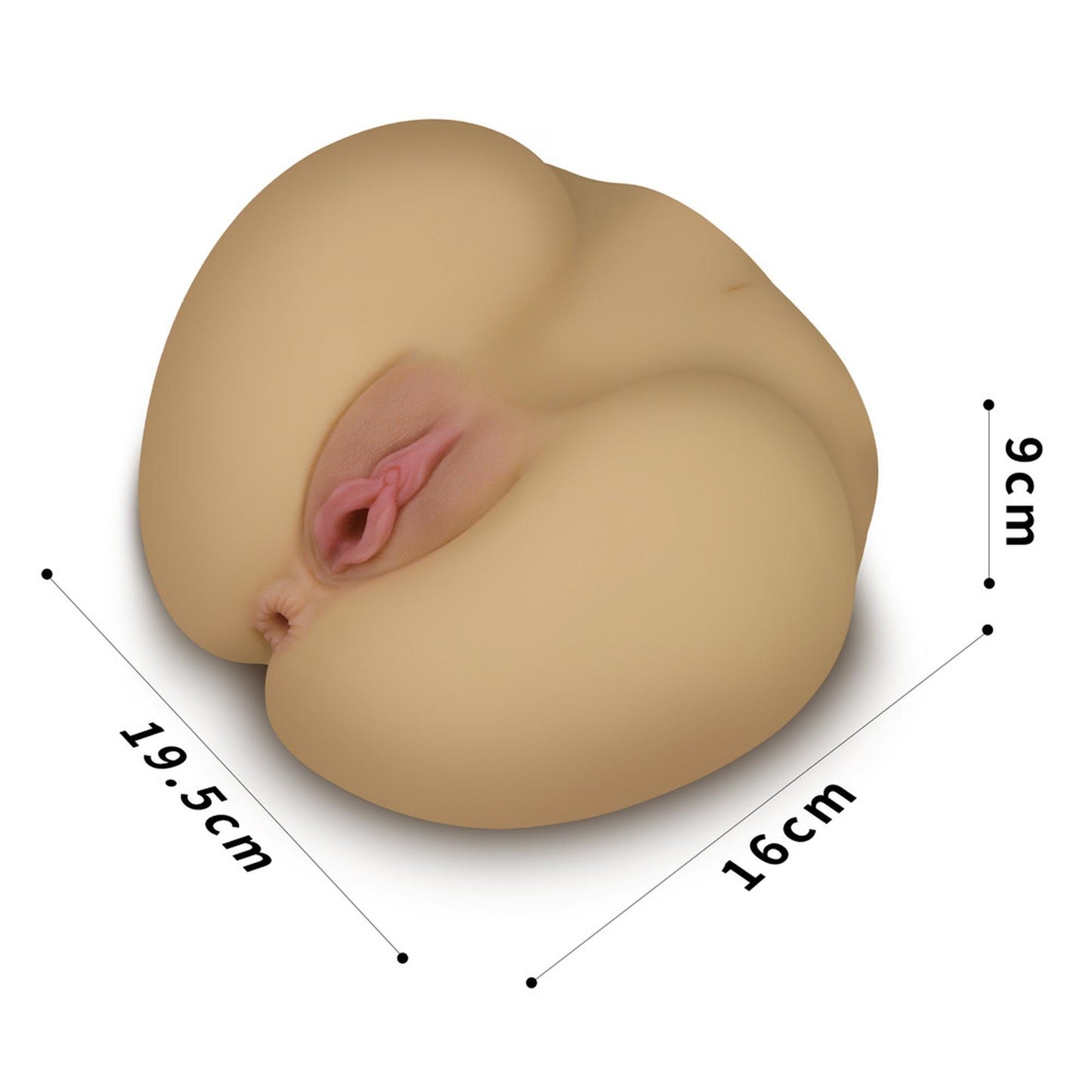 7-Masturbator dwie dziurki realistyczna powłoka-7