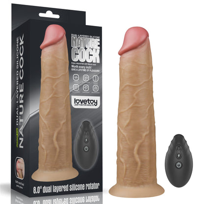 1-Żylaste dildo penis realistyczny przyssawka 20,5cm-1
