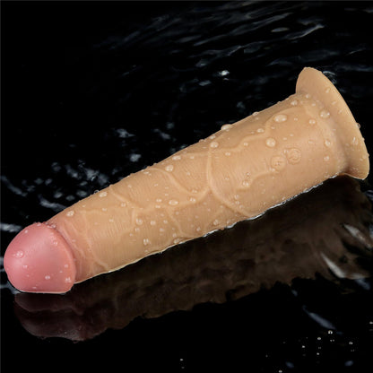 16-Żylaste dildo penis realistyczny przyssawka 20,5cm-16