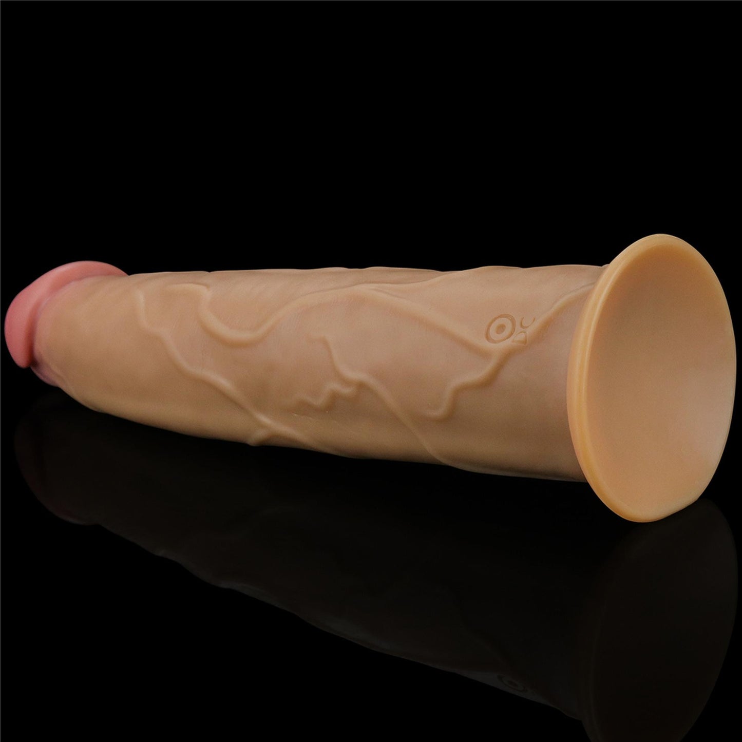 8-Silikonowy analny penis z przyssawką żylasty 23cm-8