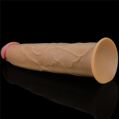 8-Silikonowy analny penis z przyssawką żylasty 23cm-8