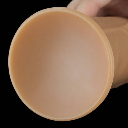 12-Silikonowy analny penis z przyssawką żylasty 23cm-12