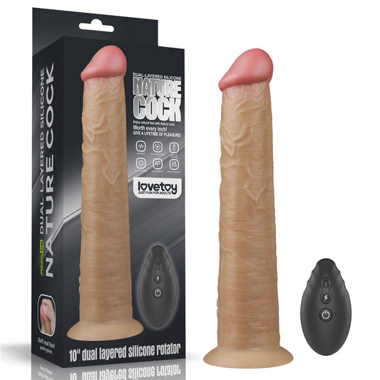 1-Realistyczne silikonowe żylaste sex dildo 26 cm-1