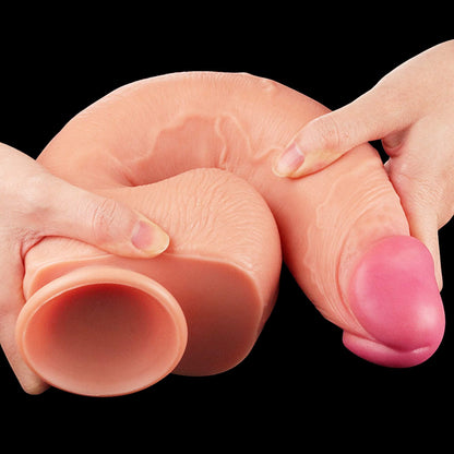 5-Grube realistyczne żylaste dildo przyssawka 30,5cm-5