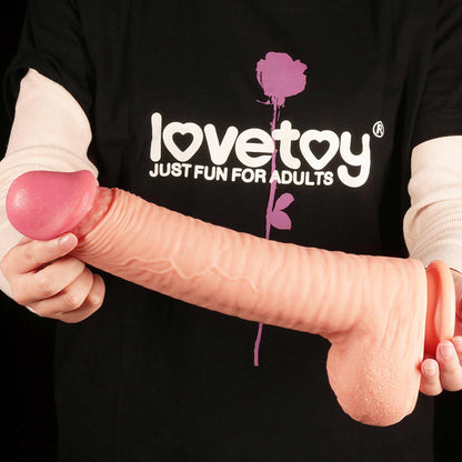 9-Ogromne dildo realistyczny wygląd przyssawka 30 cm-9