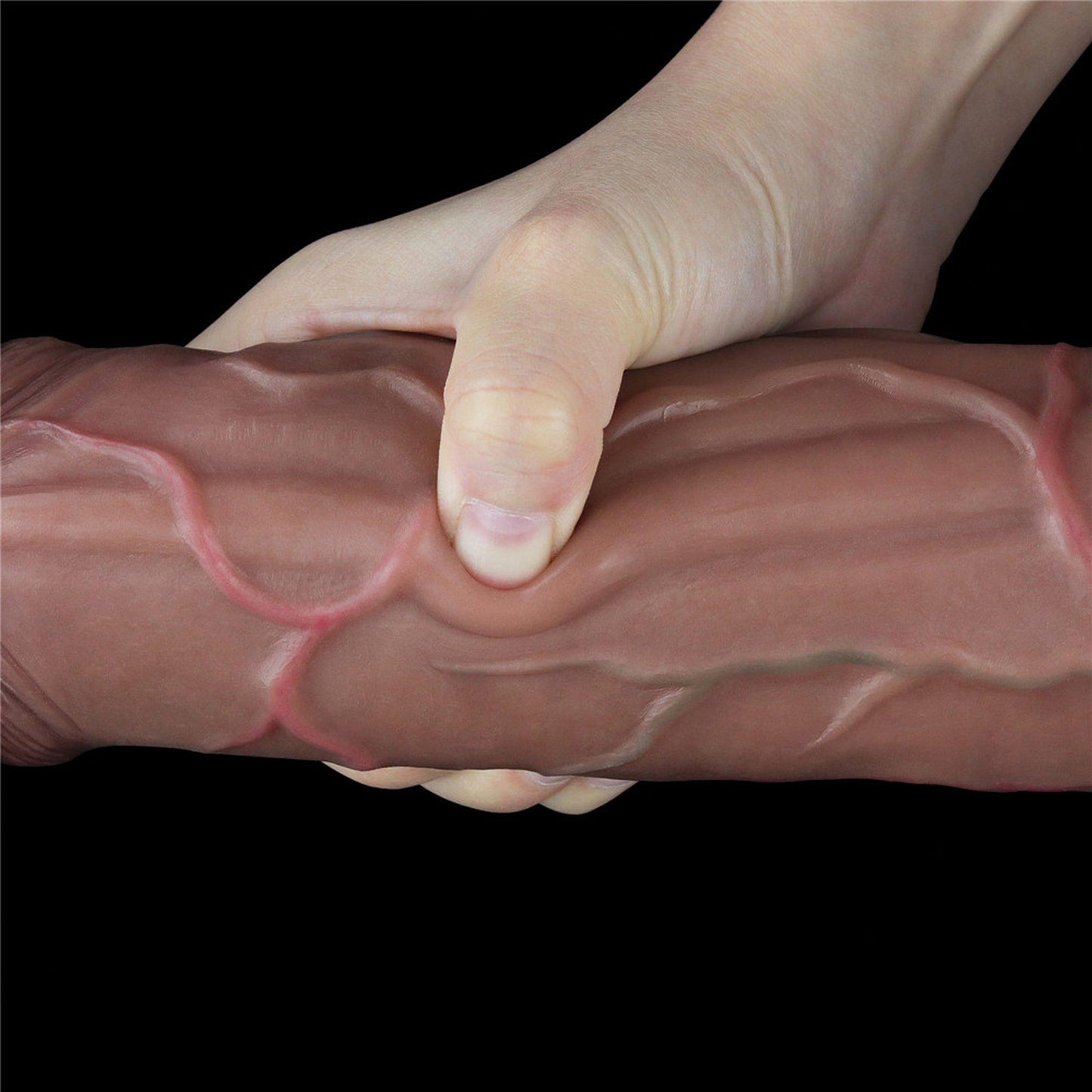 8-Gruby realistyczny penis z żyłami przyssawka 29cm-8