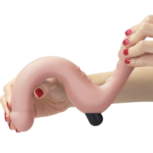 2-Podwójne dildo sex lesbijski 3 poziomy wibracji-2