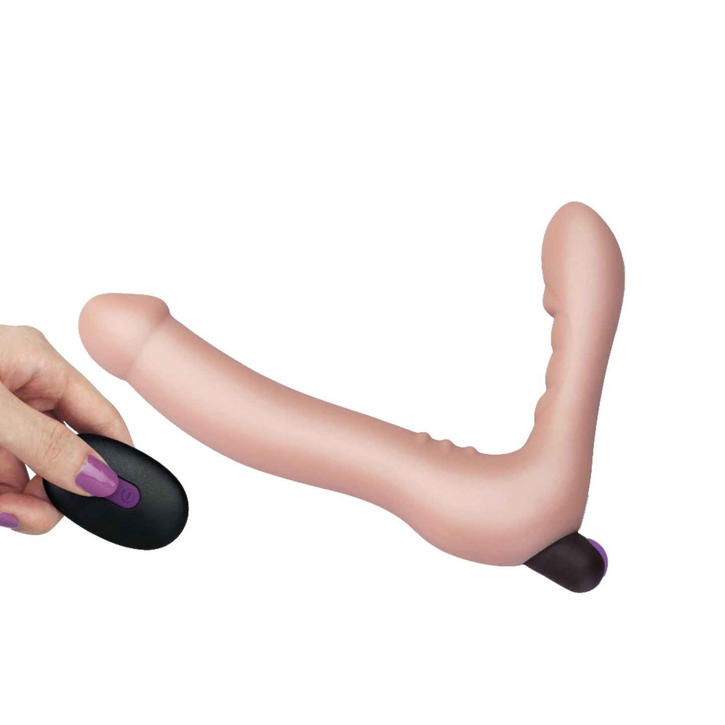 4-Podwójne dildo sex lesbijski 3 poziomy wibracji-4