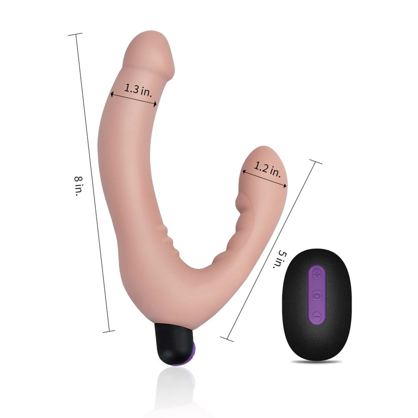 6-Podwójne dildo sex lesbijski 3 poziomy wibracji-6