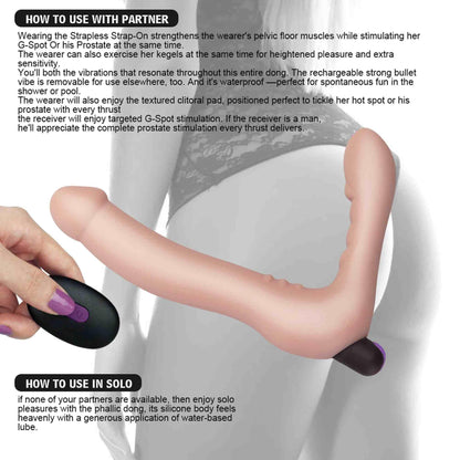 9-Podwójne dildo sex lesbijski 3 poziomy wibracji-9