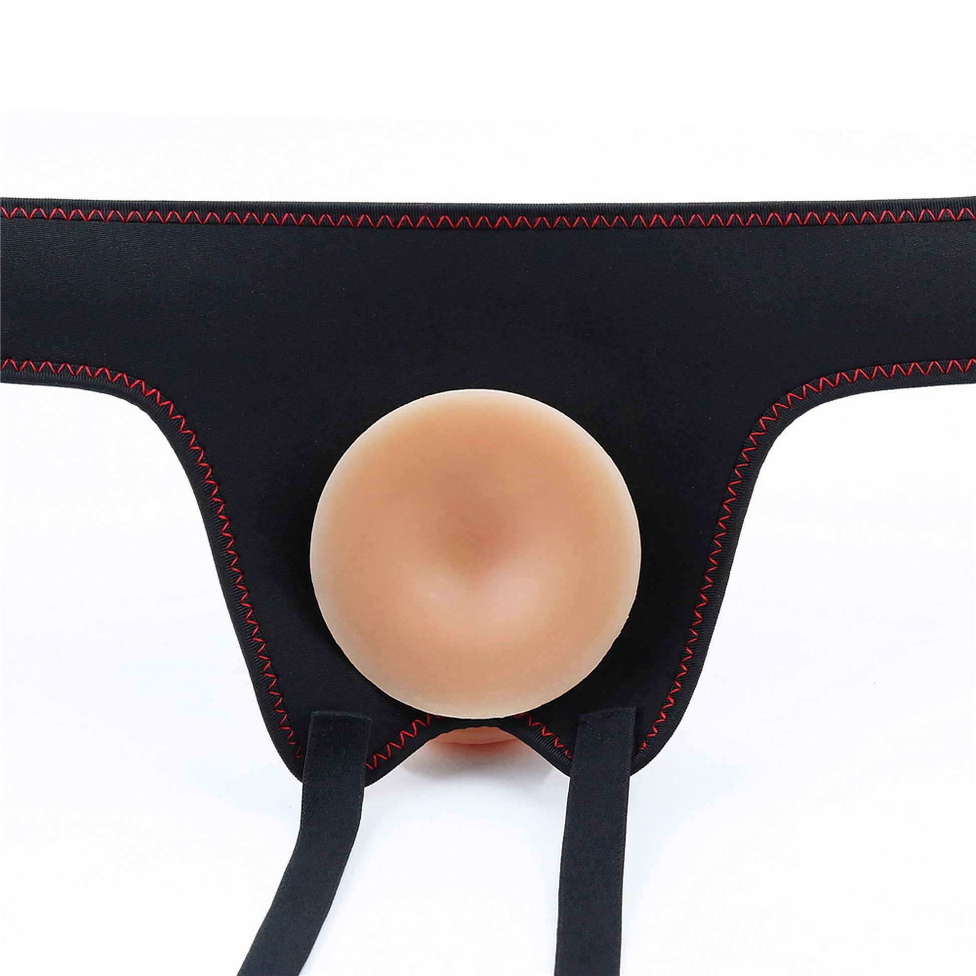 5-Strap-on z elastycznym penisem realistyczny 19 cm-5