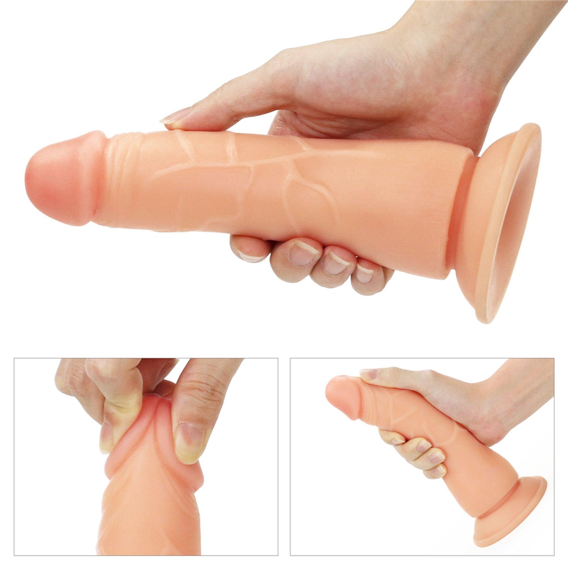 15-Majtki strap-on w zestawie z wibrującym dildo 19cm-15
