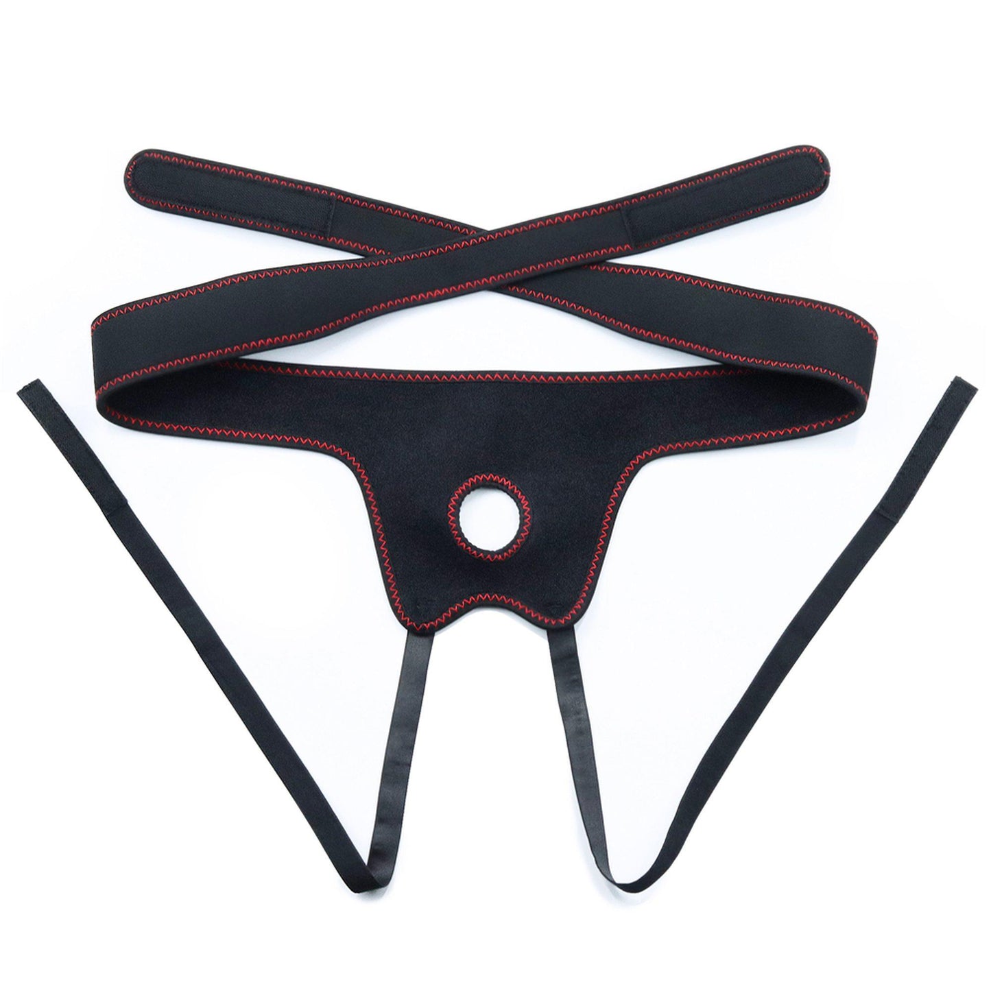 8-Majtki strap-on w zestawie z wibrującym dildo 20cm-8