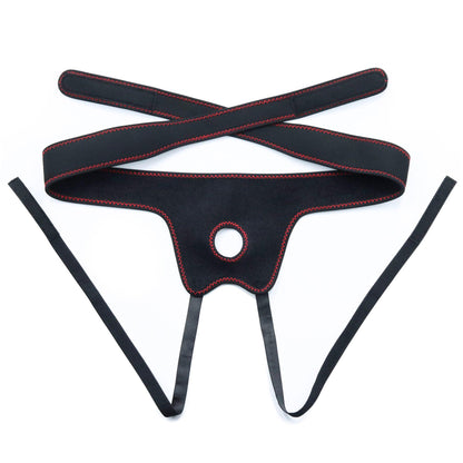 8-Majtki strap-on w zestawie z wibrującym dildo 20cm-8