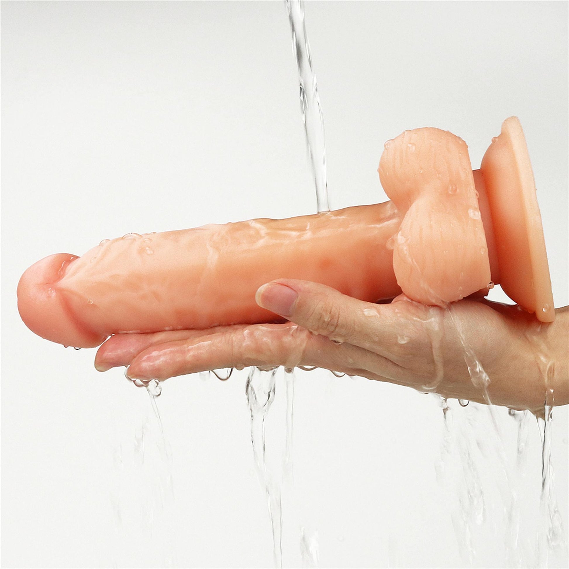 15-Majtki strap-on w zestawie z wibrującym dildo 20cm-15