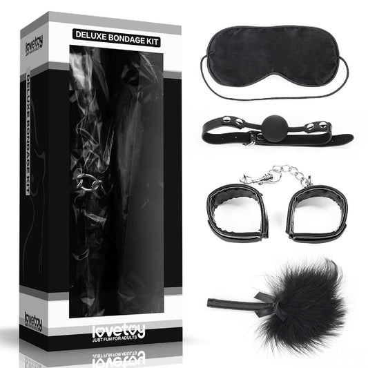 1-Sex zestaw BDSM kajdanki knebel opaska na oczy-1