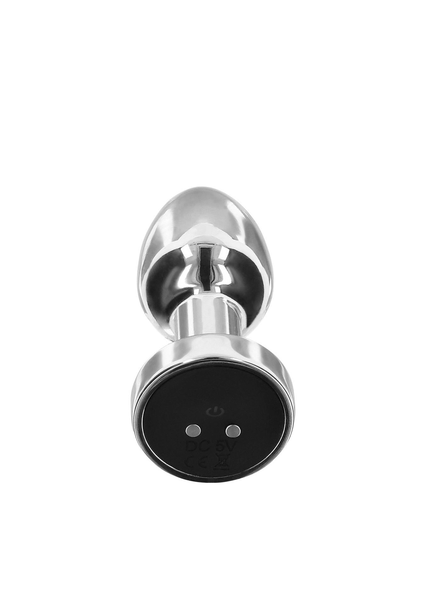 3-Buttplug Vibr. Small Silver-3