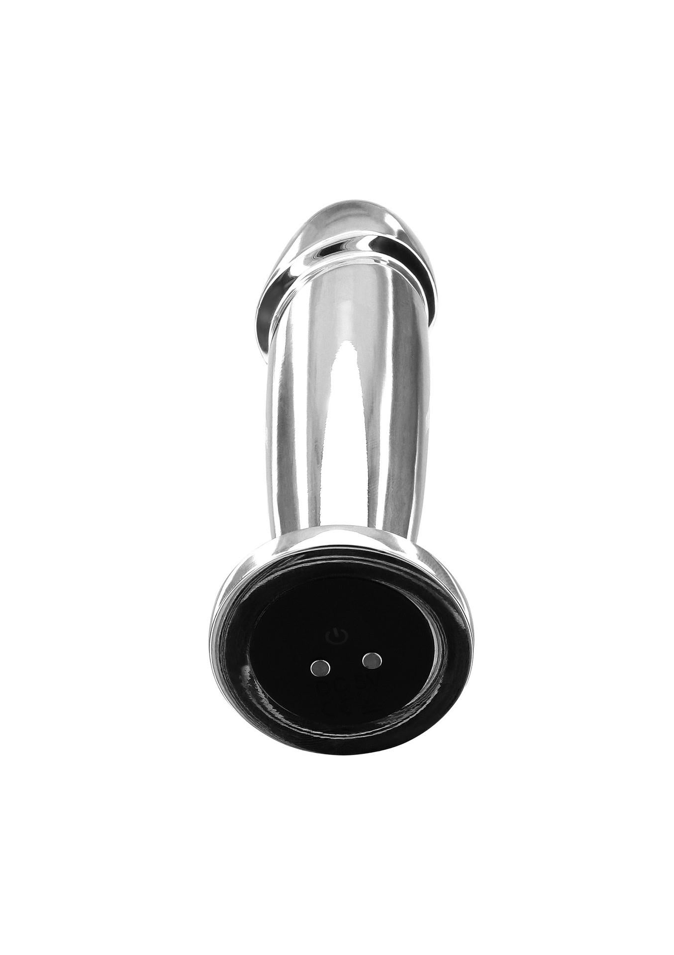 3-Buttplug Vibr. Penis Silver-3