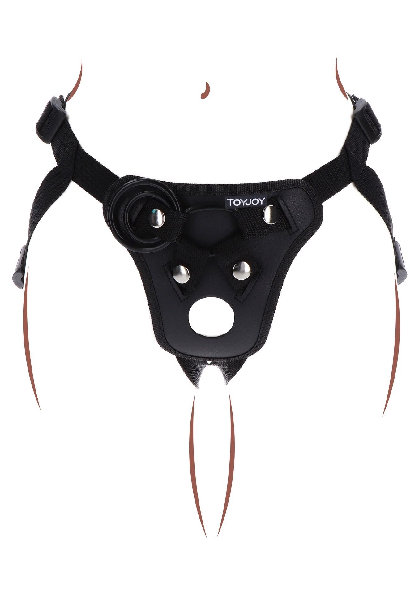 4-Strap-On Pleasure Harness Black-4