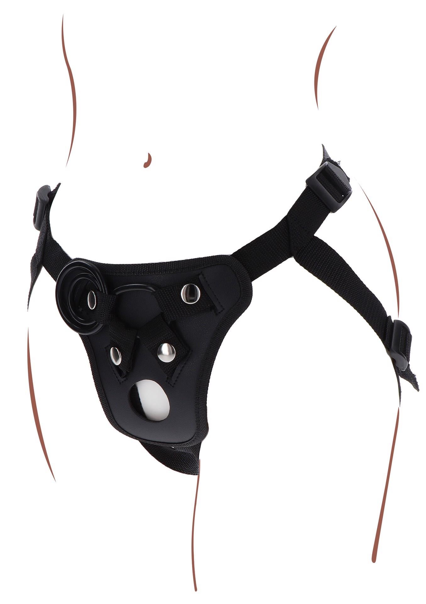 5-Strap-On Pleasure Harness Black-5