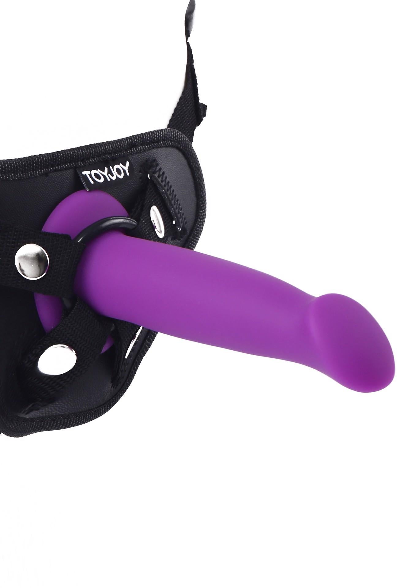 5-Wąskie dildo z przyssawką do uprzęży strap-on 15cm-5