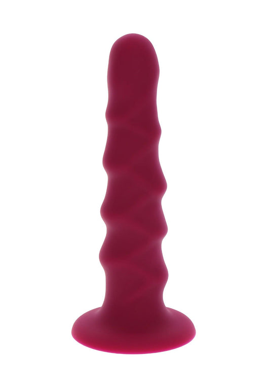 1-Dildo do uprzęży strap-on żebrowane erotyka 15cm-1