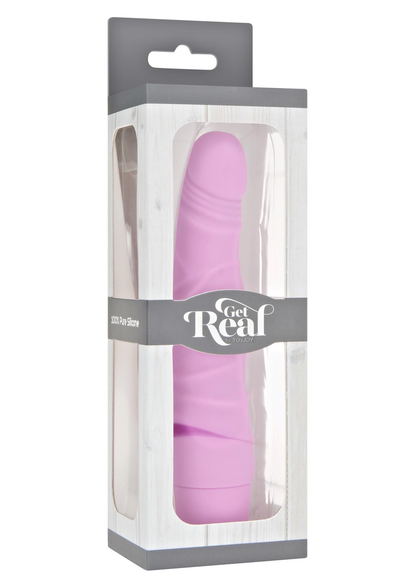 1-Zgrabny realistyczny członek penis wibrator 16cm-1