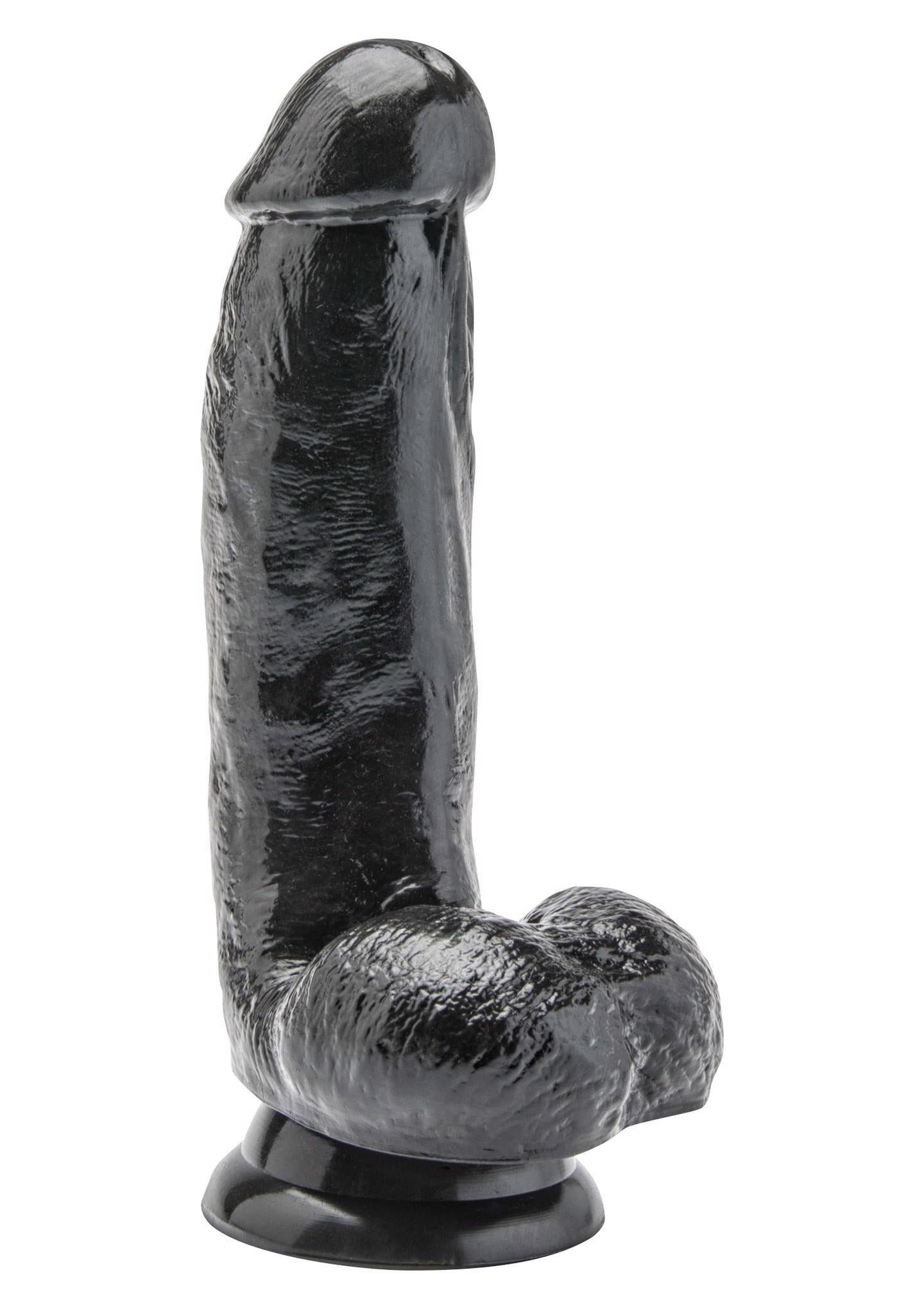 1-Dildo z jądrami przyssawka realistyczny penis 15cm-1