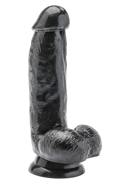 1-Dildo z jądrami przyssawka realistyczny penis 15cm-1