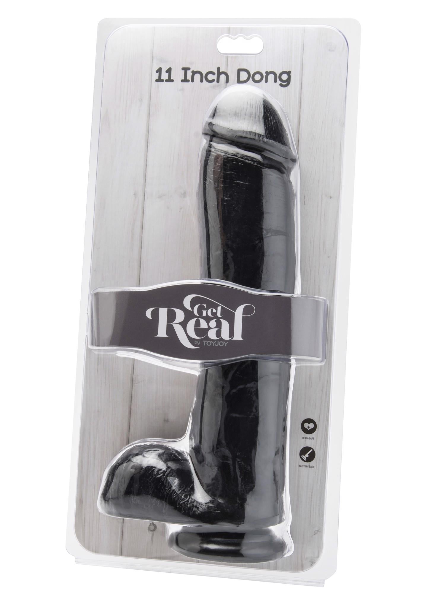 2-Dildo-cock 11 inch w/ balls black-2