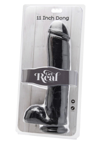 2-Dildo-cock 11 inch w/ balls black-2