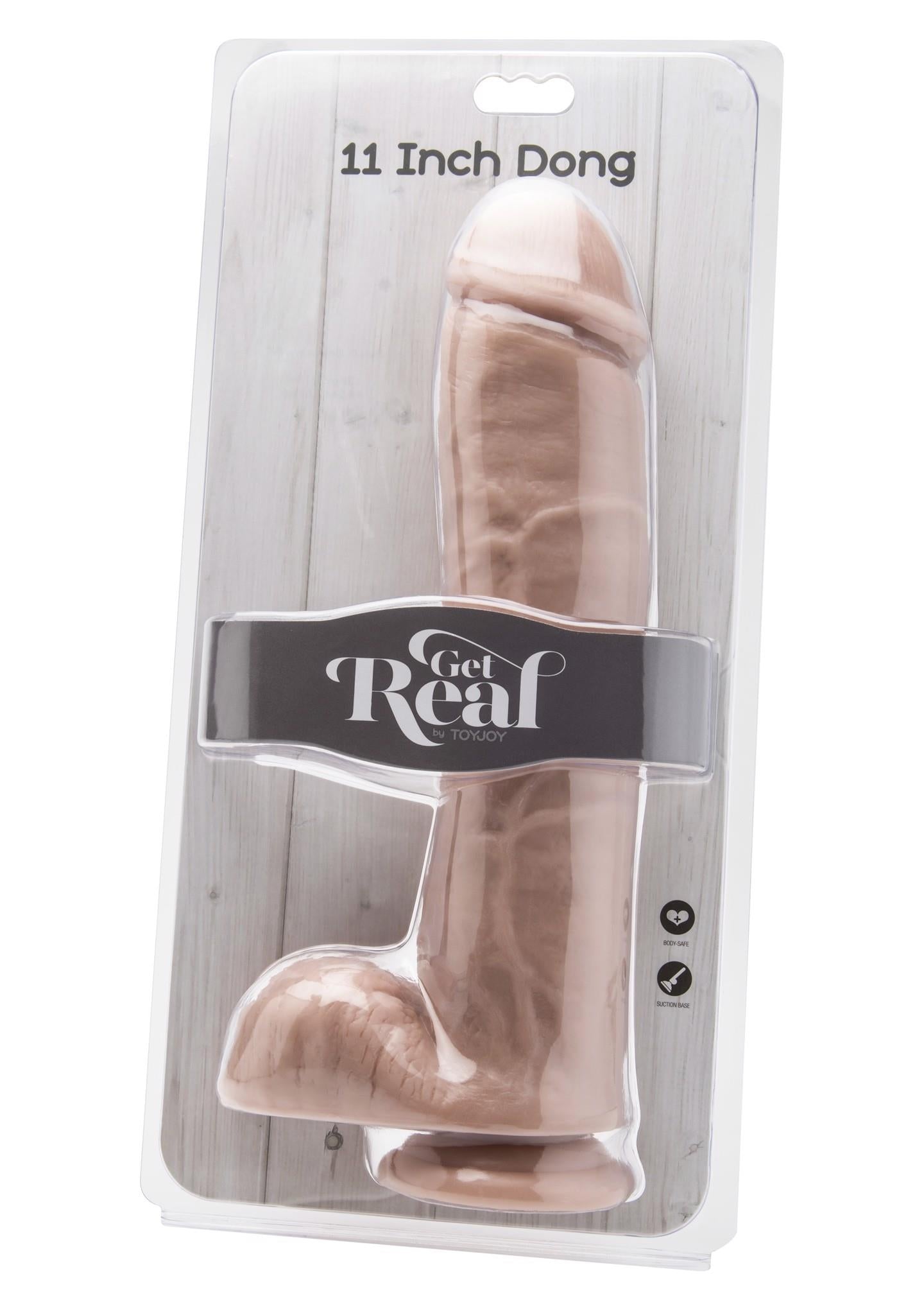 2-Dildo na przyssawce duży realistyczny penis 28cm-2