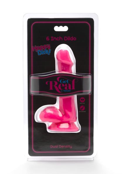 2-Silikonowy penis dildo z jądrami przyssawką 15cm-2