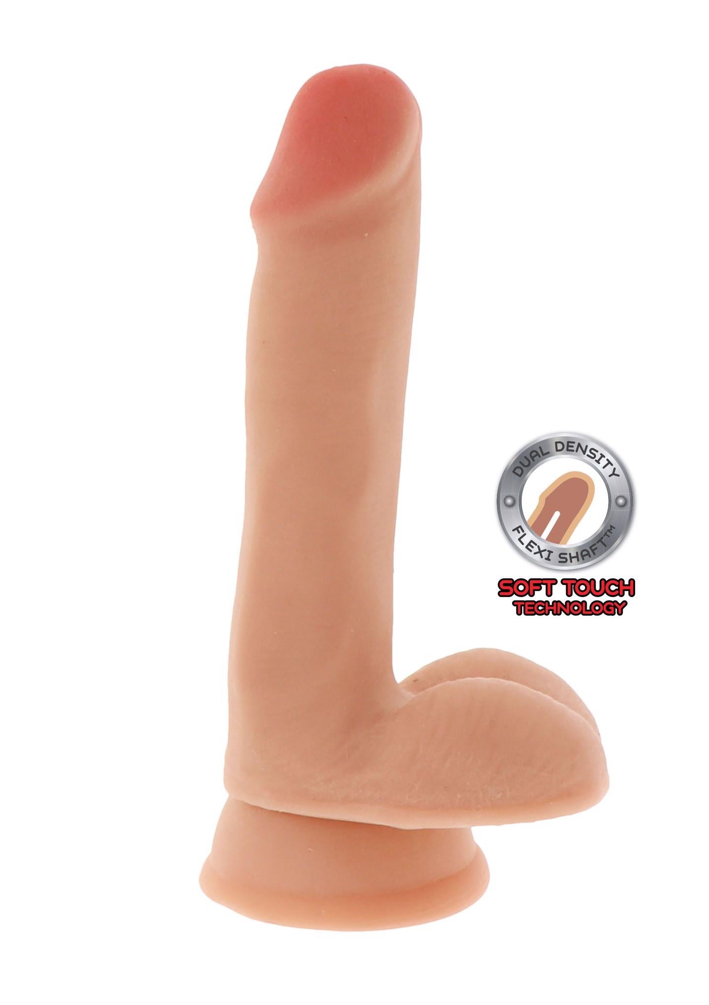 1-Dual density dildo6 inch balls-1