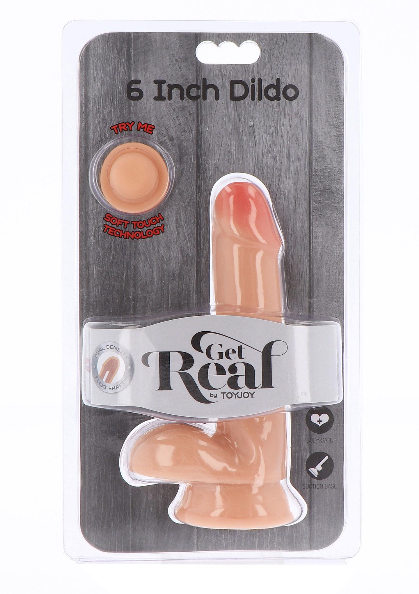 2-Dual density dildo6 inch balls-2