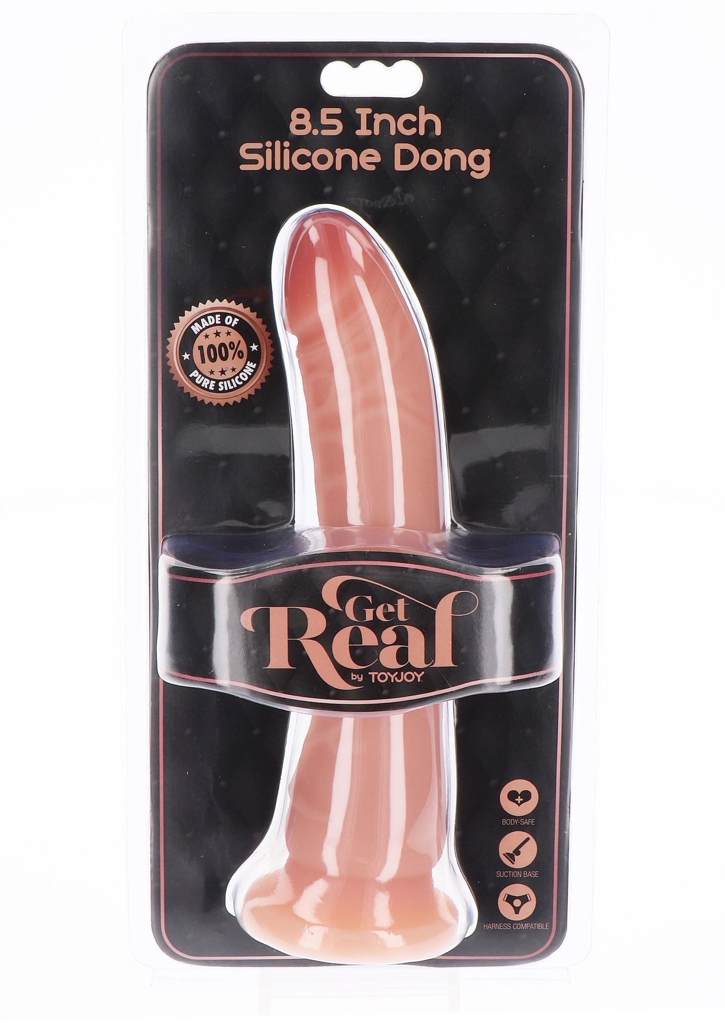 2-Duży żylasty realistyczny penis przyssawka 21,5 cm-2