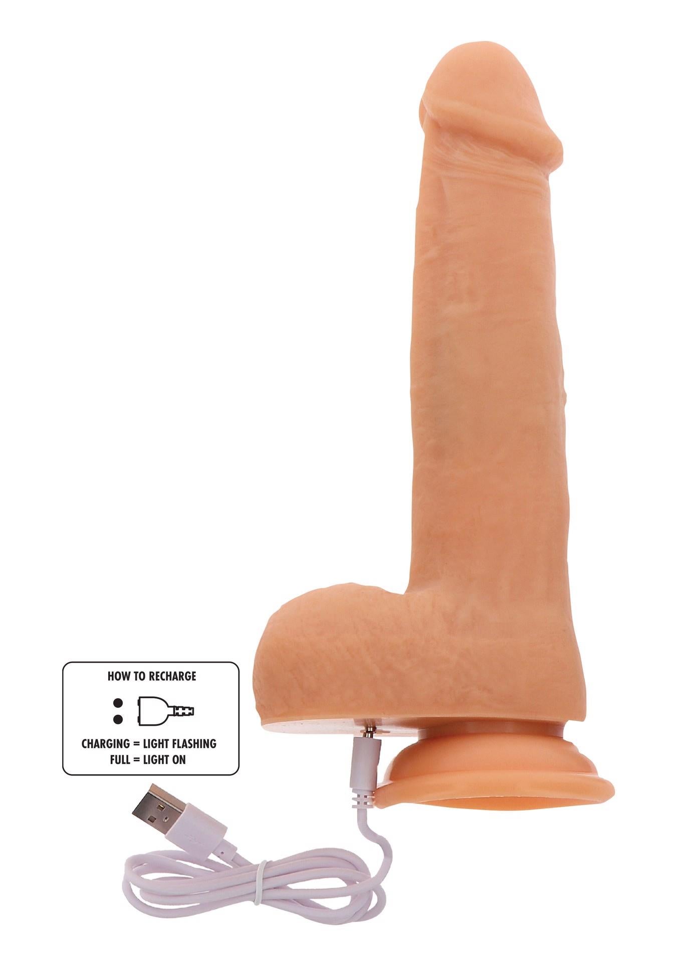 4-Rotating Beads Vibrating Dildo-4