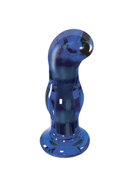 1-Szklany wibrujący korek analny plug 5 trybów 11 cm-1