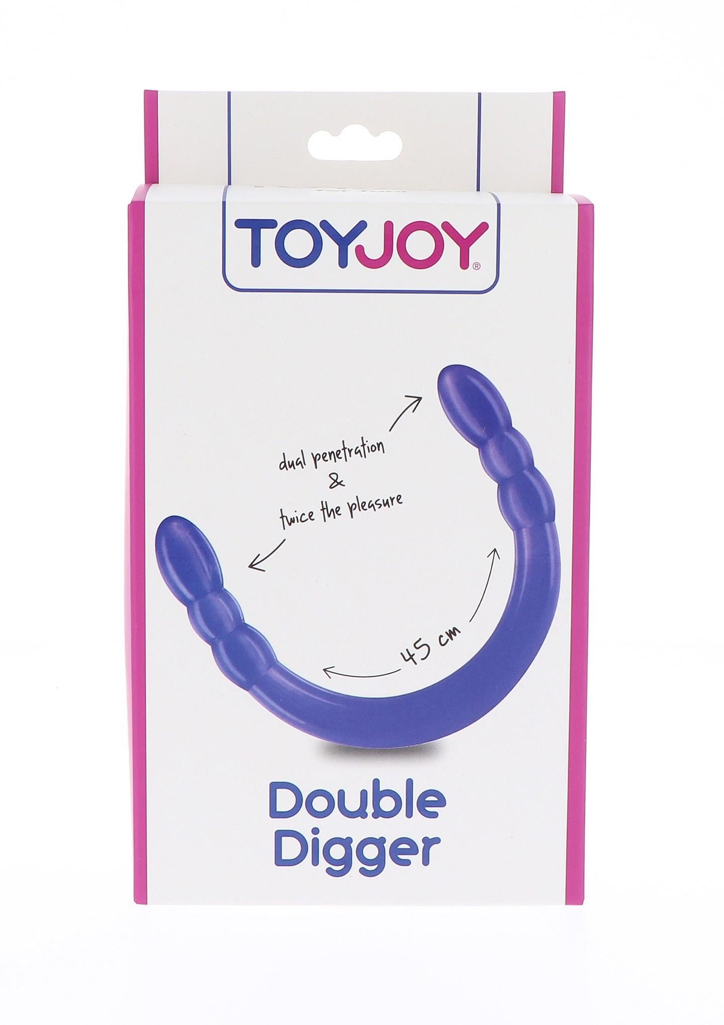 4-Dildo podwójne 2 końcówki dwustronne długie 45cm-4