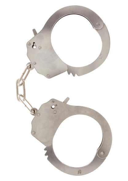 2-Stalowe klasyczne kajdanki dominacja bdsm bondage-2