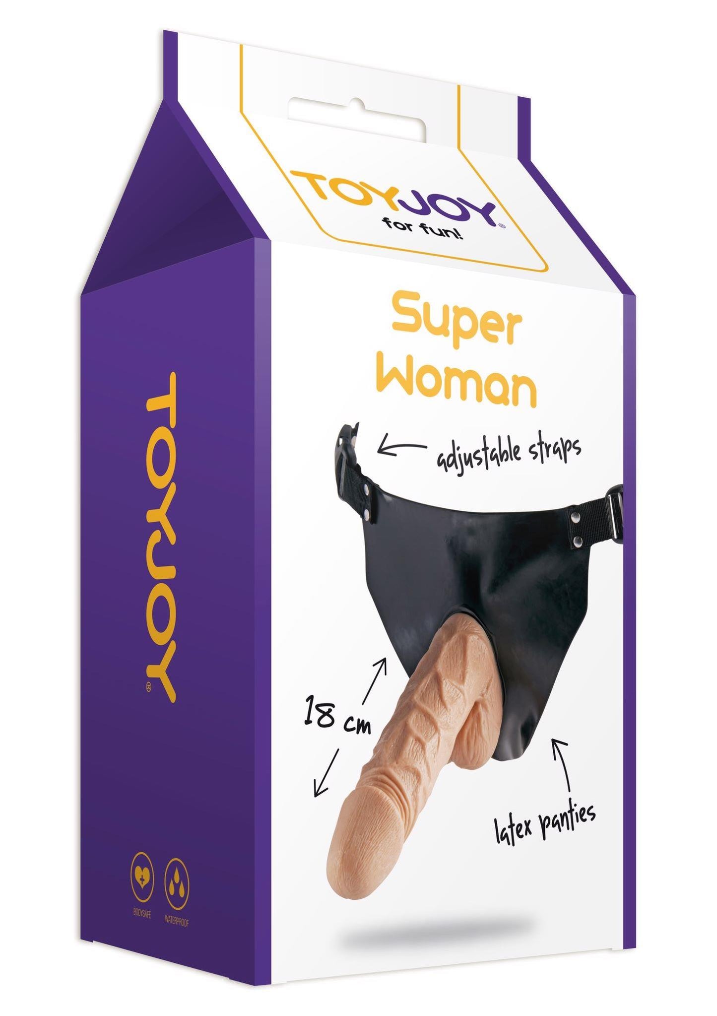 3-Majtki z dildo członkiem strapon uprząż penis 18cm-3