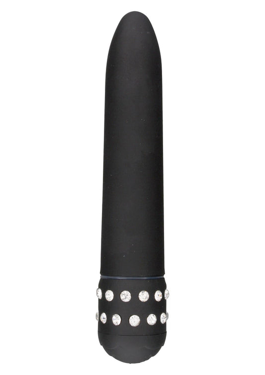 1-Smukły gładki klasyczny wibrator kryształki 15cm-1