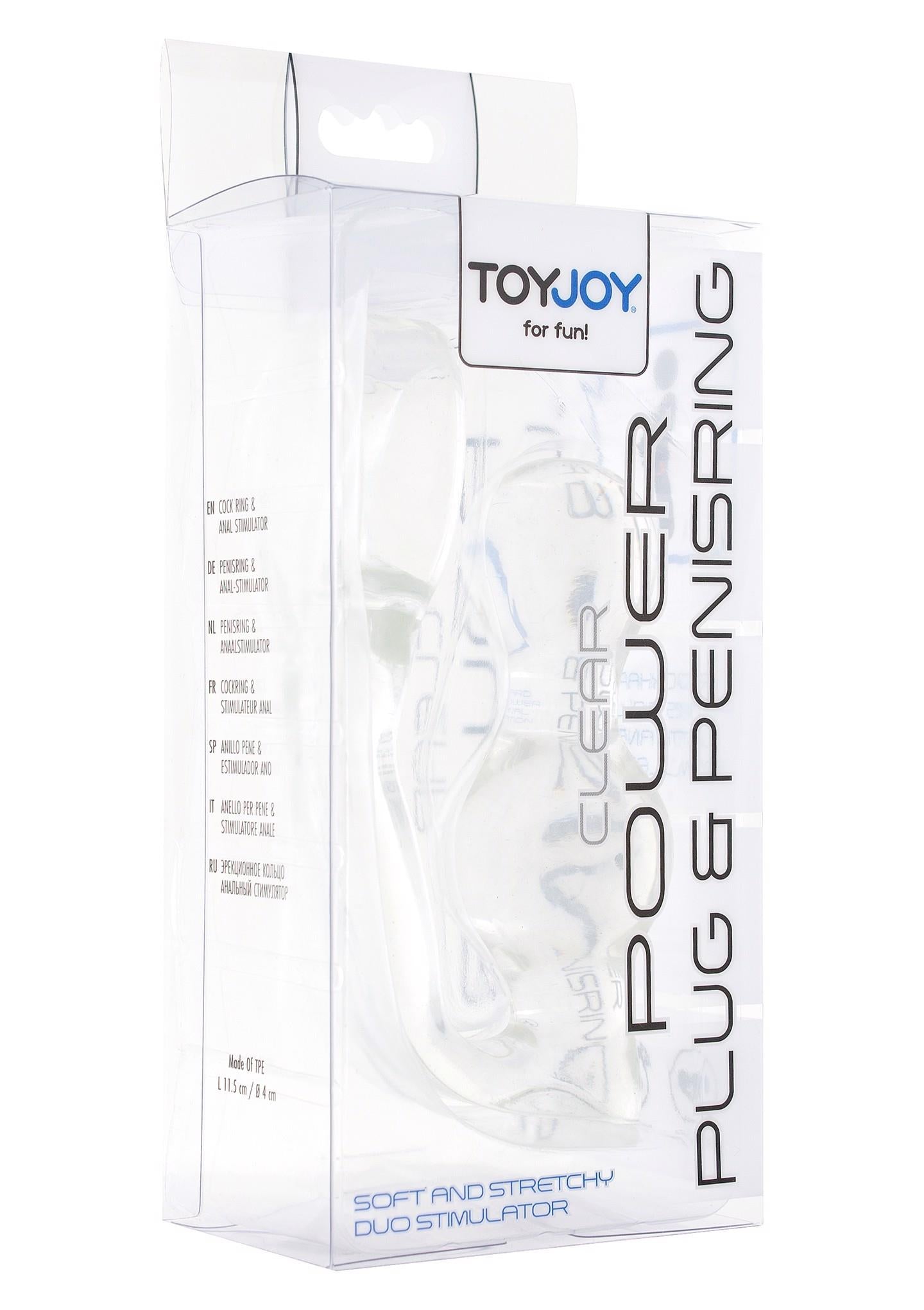 3-Plug-POWER PLUG & PENISRING CLEAR-3