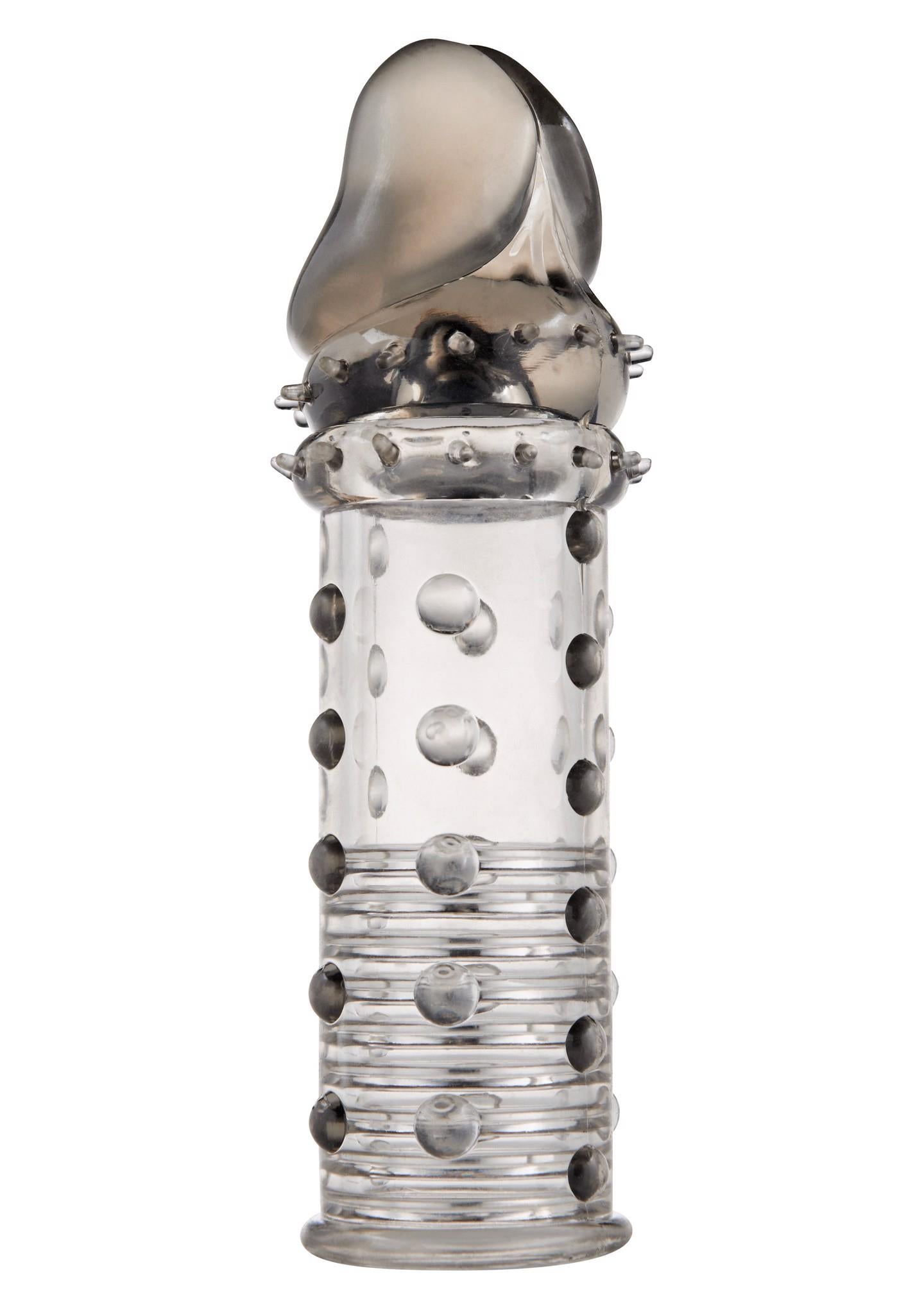 2-Pogrubiająca nakładka stymulująca wydłuża penisa-2