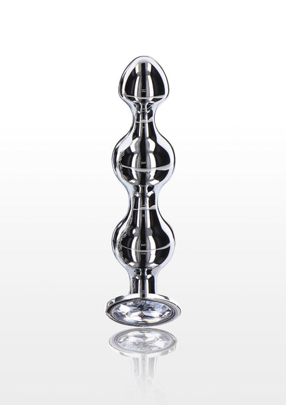 2-Korek analny sonda stalowa kulkowa diament 13cm-2