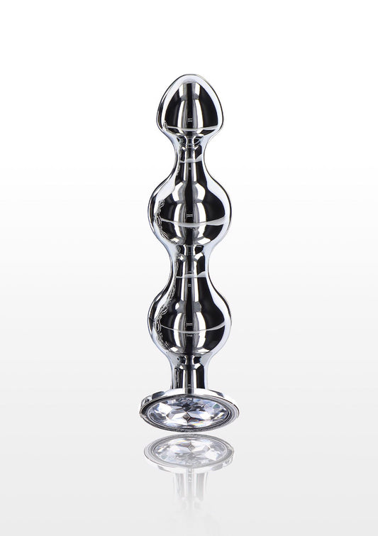 2-Korek analny sonda stalowa kulkowa diament 13cm-2