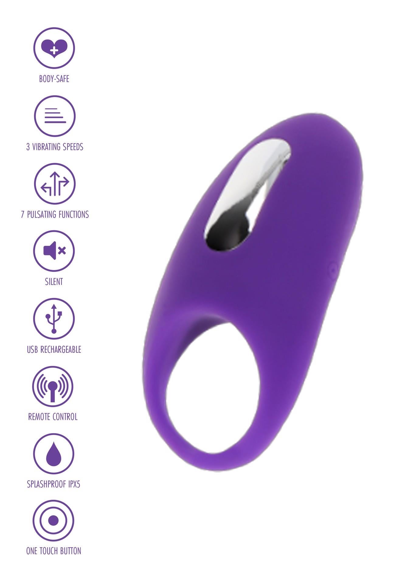 5-Tease & Arouse C-Ring Purple-5