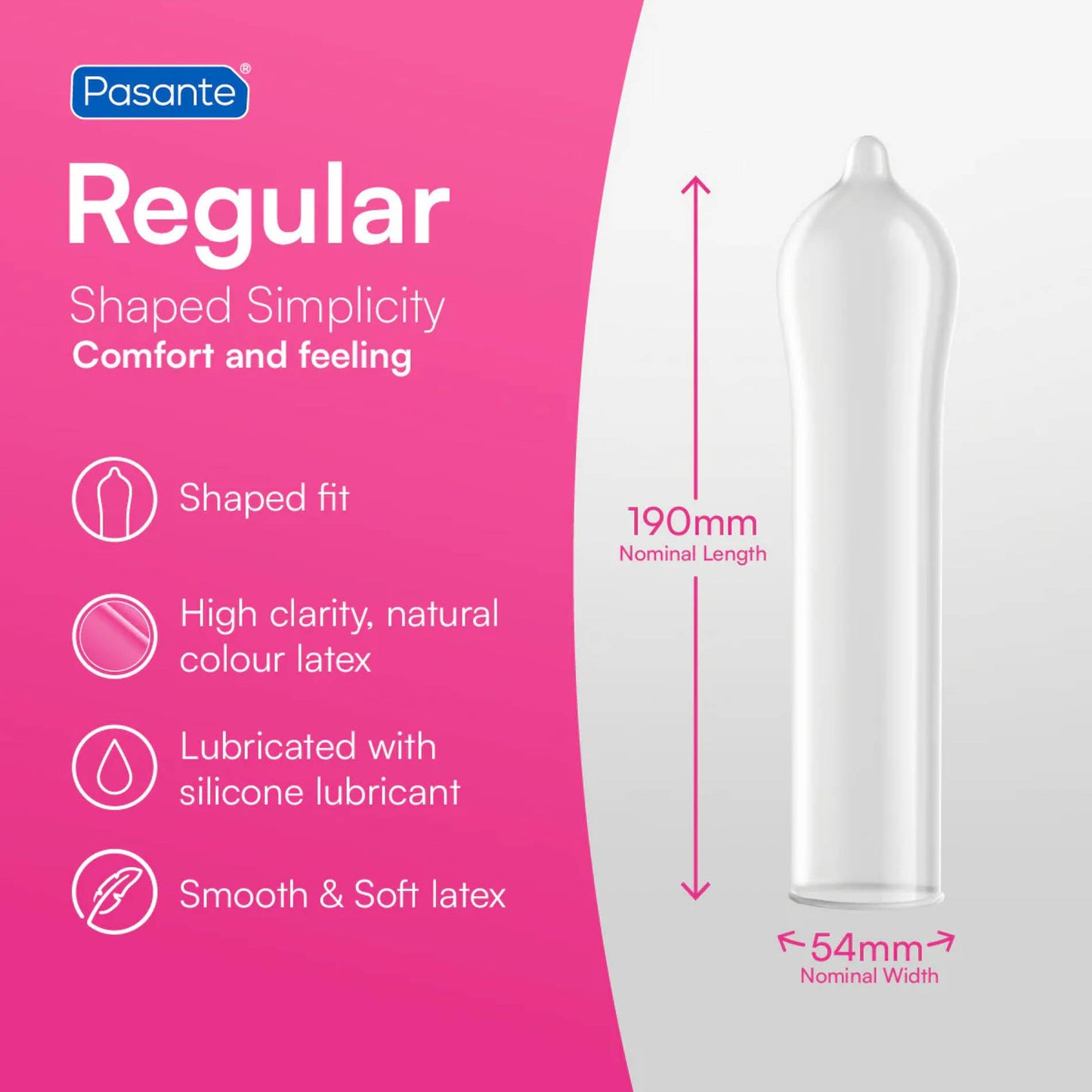 3-Pasante Regular Condoms Bulk 144 pcs-3